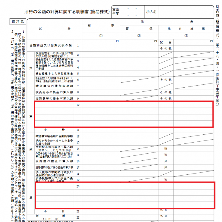 別表四_簡易