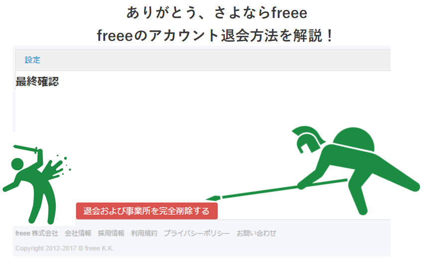解約 freee freee利用規約